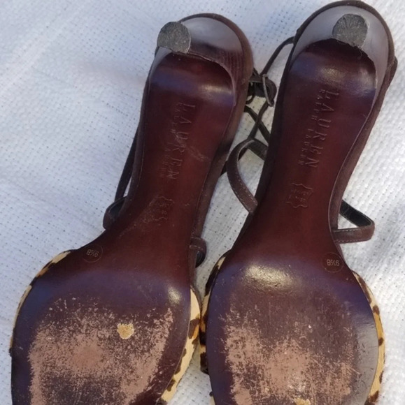 Lauren Ralph Lauren animal print sandals‎ 9.5 - Picture 4 of 12
